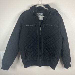 Whispering Smith Detachable hood black Jacket - Sz L